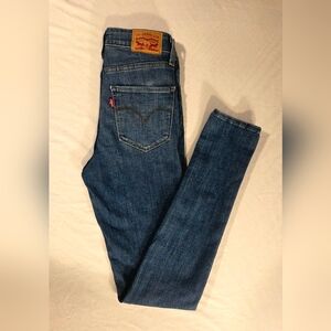 Levi's Indigo High Rise Skinny Jeans